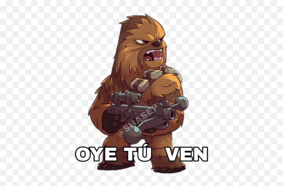 Star Wars Stickers For - Star Wars Chibi Chewbacca Emoji,Chewbacca Emojis