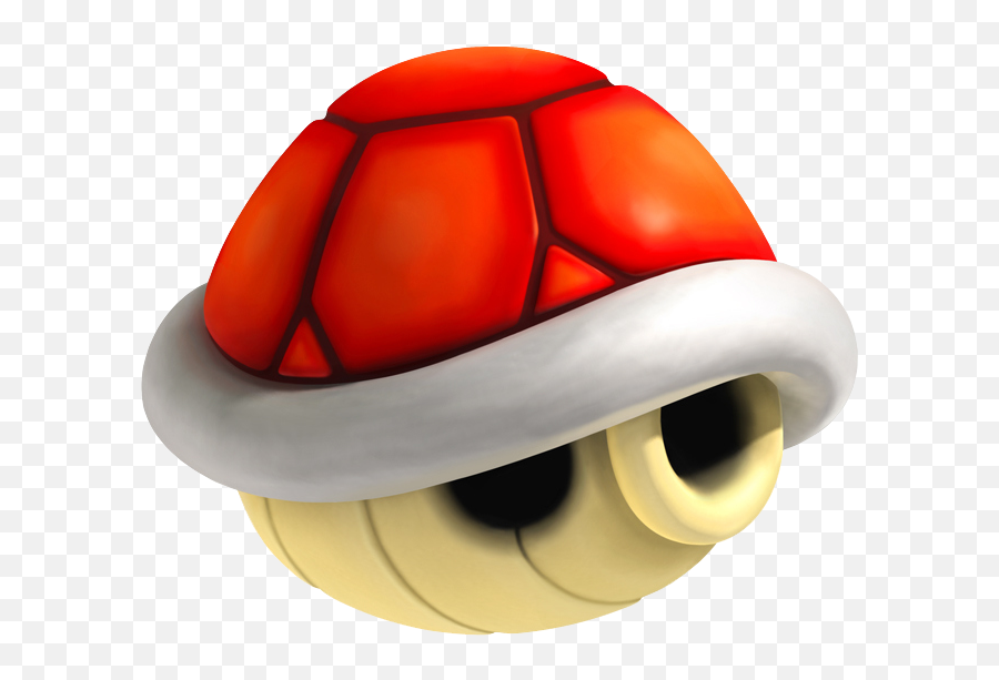 Koopa Shell - Red Shell Mario Kart Emoji,Mario Kart Squid Emoticon