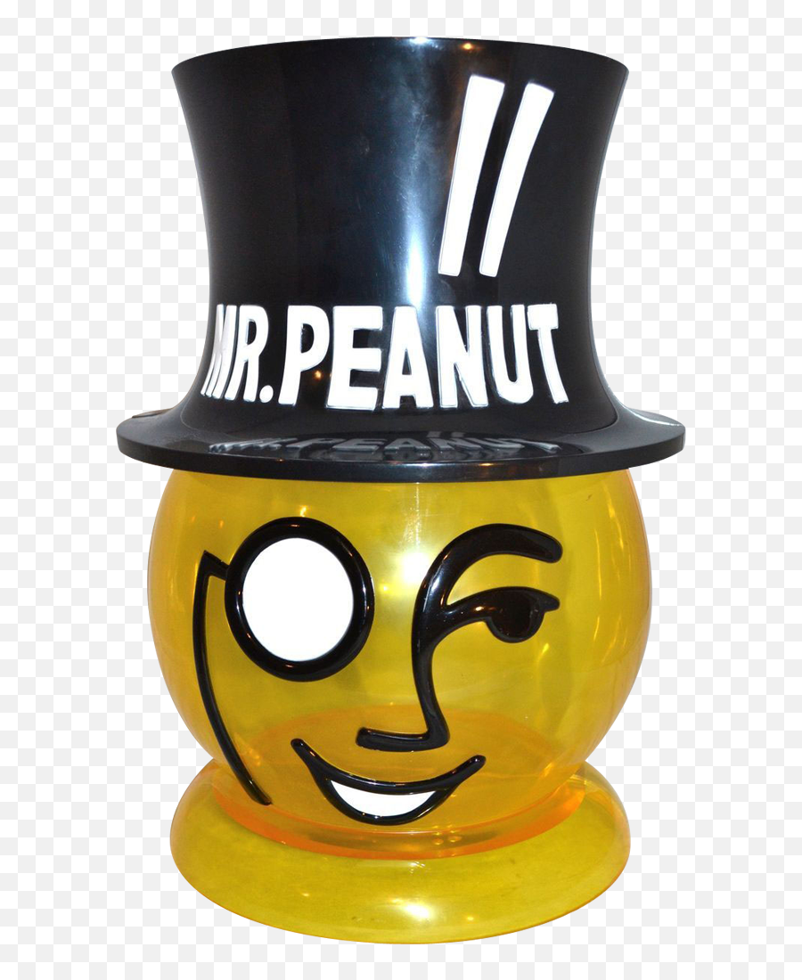 Peanut Container Store Display - Mr Peanut Container Emoji,Top Hat And Monocle Emoticon