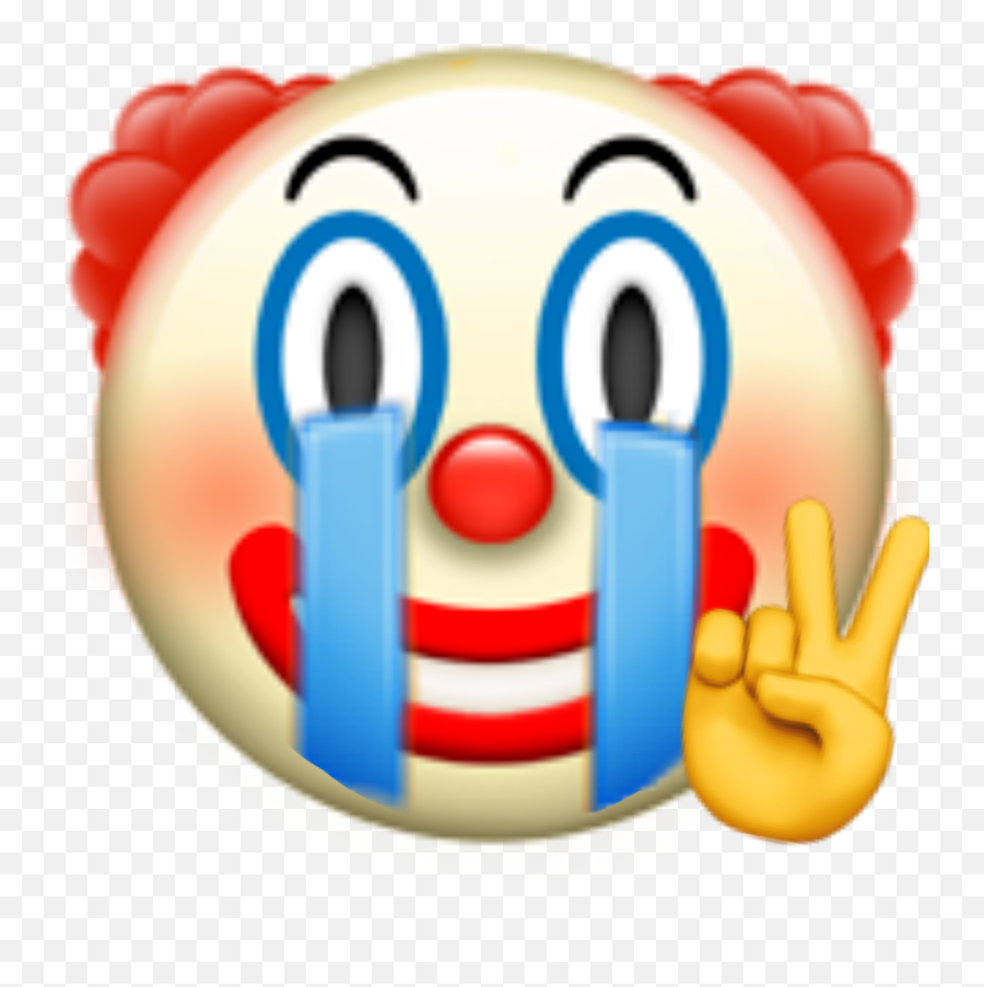 The Most Edited - Clown Face Emoji,Confused Emoticon Transparente