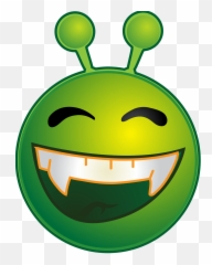 Crazy Alien Png Image - Alien Smiley Grrr Emoji,Crazy Happy Emoji