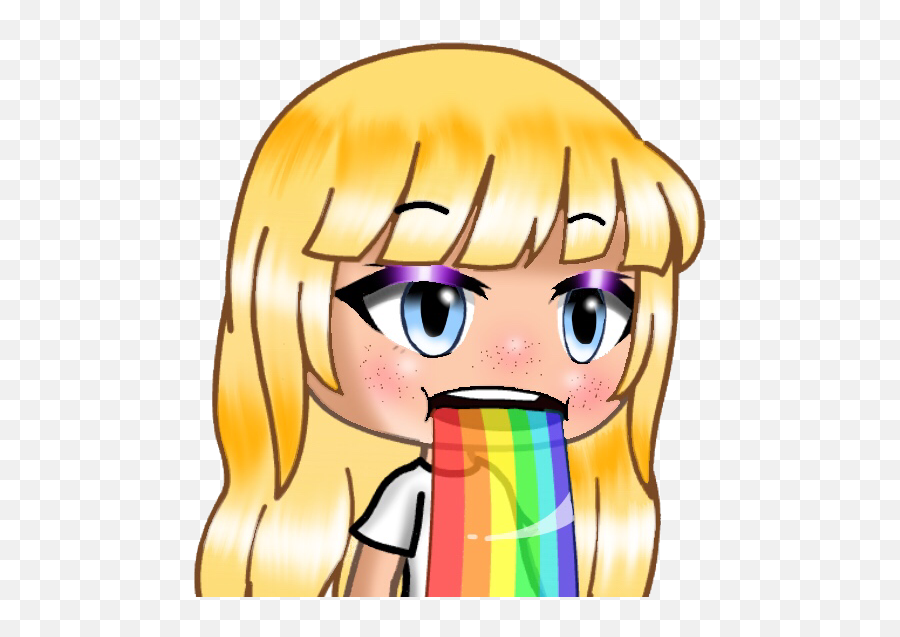 The Most Edited Barf Picsart - Girly Emoji,Barfing Rainbow Emoticon