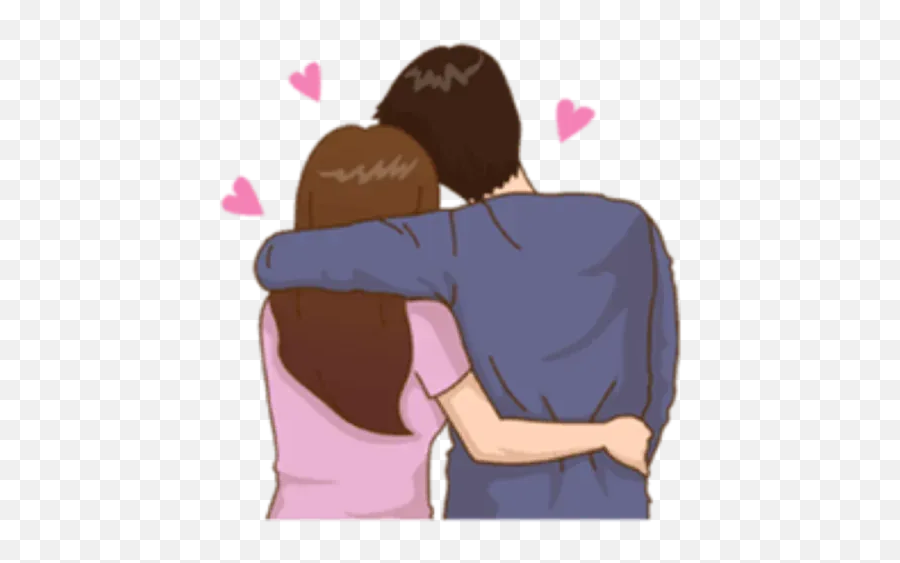 Cute Couple By Skzooni - Sticker Maker For Whatsapp Emoji,Mad Kissing Emoji