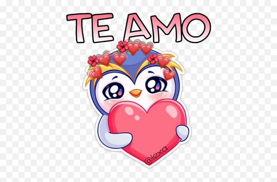 Sticker Maker - Un Pingüinito Tierno Emoji,Te Amo Mi Amor En Emojis