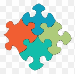 Multicolored Puzzles Clipart - Clip Art Emoji,Jigsaw Emoji