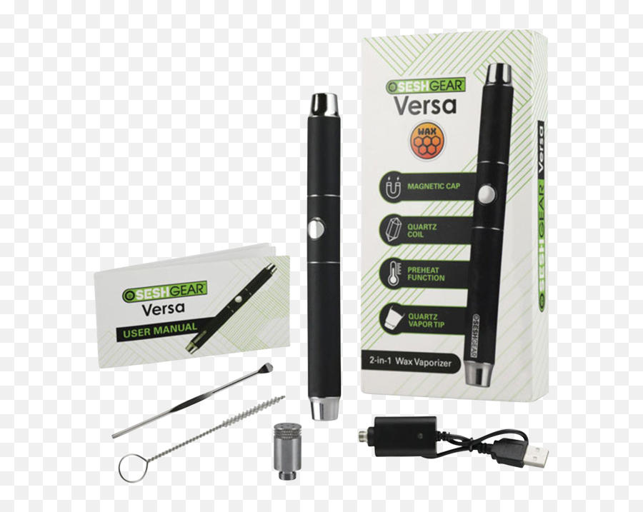 Seshgear Versa 2 - In1 Wax Pen Dab Straw Combo Emoji,Pen Sign Emoji