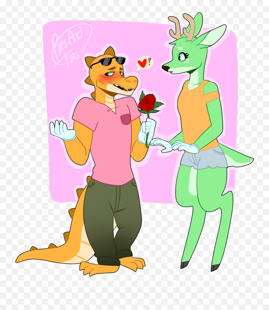 Toontown Deer And Crocodile Clipart - Toontown Rewritten Deer Art Emoji,Crocodile Man Emoji