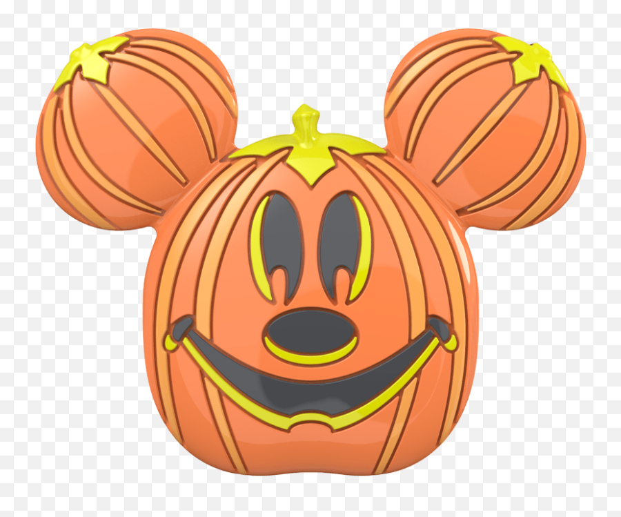 Popouts Mickey Pumpkin Popgrip Popsockets Official Emoji,Frowning Jack O Lantern Emoticon Clip Art