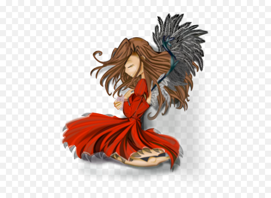 Graphics Of Girl With Red Feathered Dress Free Svg Emoji,Dancing Girl Emoji Text