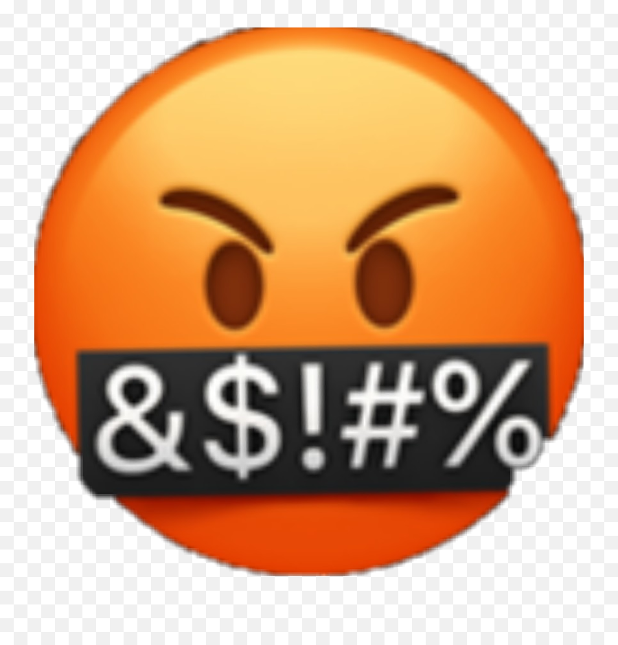 Discovered - Swearing Emoji Png,R Emoji