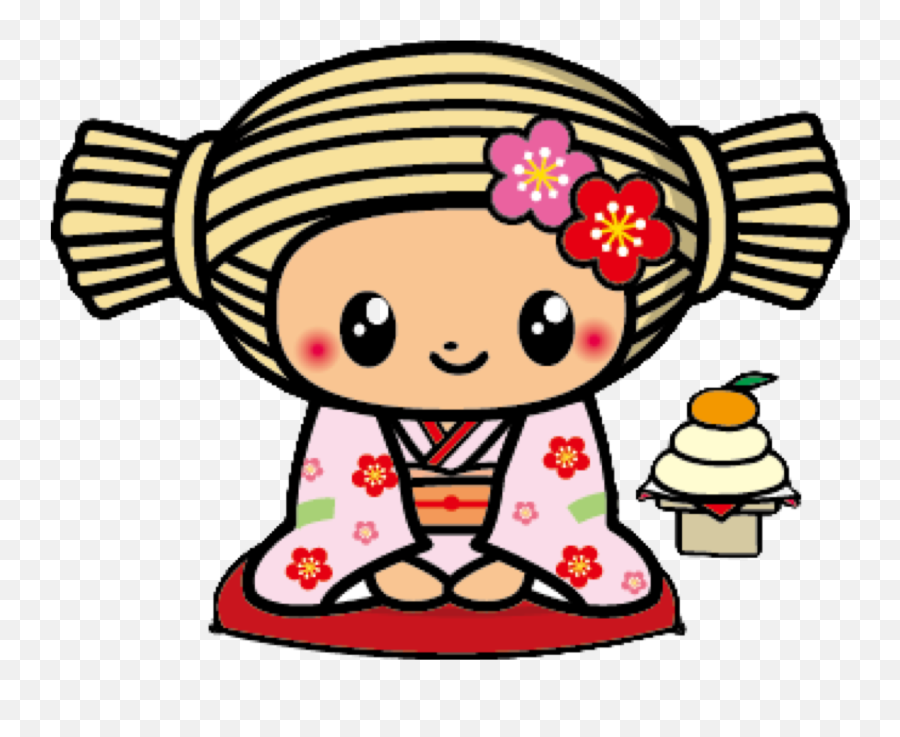 Mitochan Doll Sticker Emoji,Japanese Doll Emoji