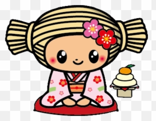 Mitochan Doll Sticker Emoji,Japanese Doll Emoji