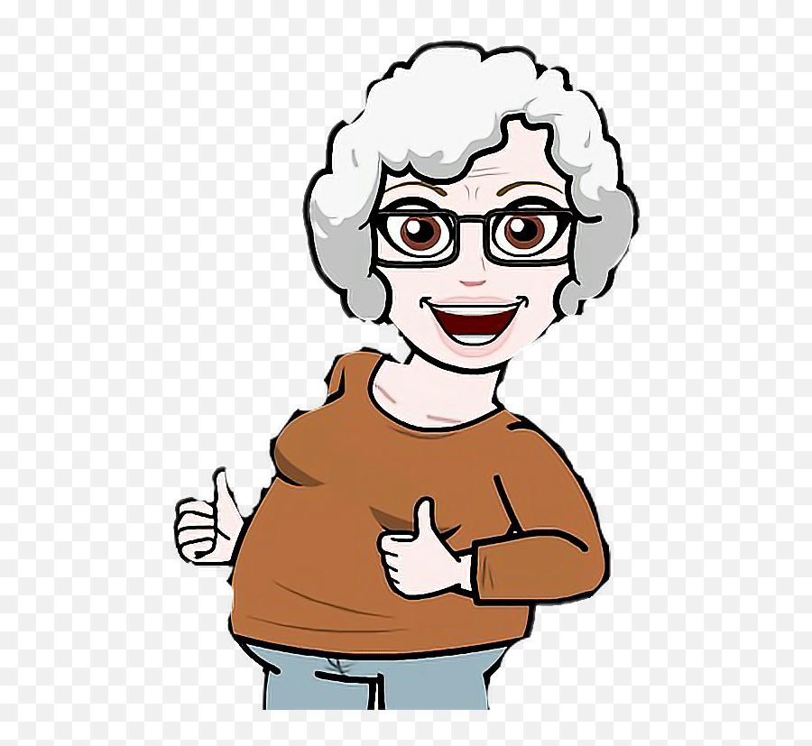 Grandma Grandmother Sticker By Shinytears On Ig - Grandma Sticker Emoji,Grandma Emoji