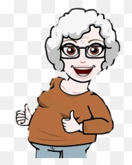 Grandma Grandmother Sticker By Shinytears On Ig - Grandma Sticker Emoji,Grandma Emoji