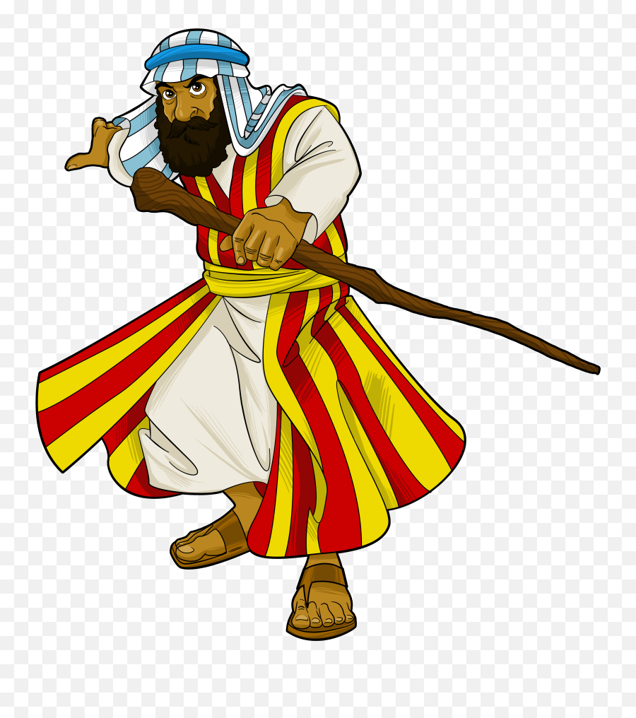 Moses Staff - Cartoon Aaron In The Bible Emoji,Unison League Emojis