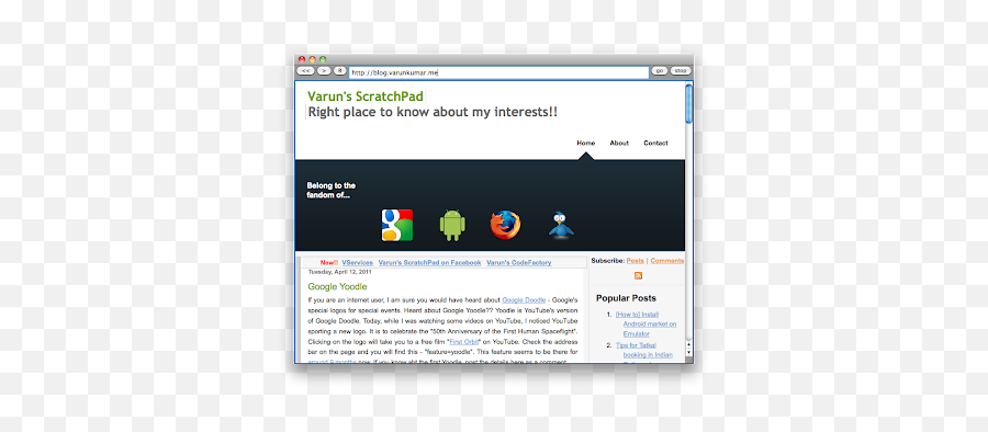 Build Your Own Browser With Mozilla Chromeless Varunu0027s - Technology Applications Emoji,Facebook Hidden Emoticons 2012