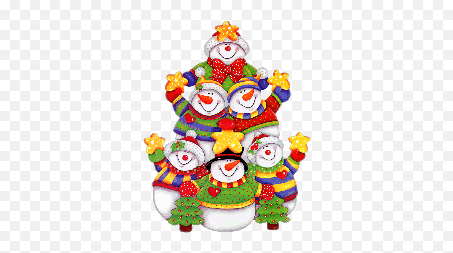 900 Jst Christmas U0026 Happy Ny Gif Ideas Animated Christmas - Snowmen Forming A Pyramid Emoji,Emoticons Beweglich Whatsapp