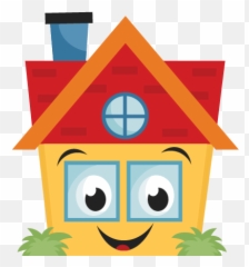 Cartoon House Cartoonhouse Kids Sticker - Clip Art Emoji,House Emoticon How To Type