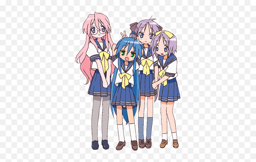 Sweet Temptation The 4 Crazy And Cute School Girls - Lucky Lucky Star Miyuki Summer Uniform Emoji,Anime Girl Can See Emotions As Colors Action