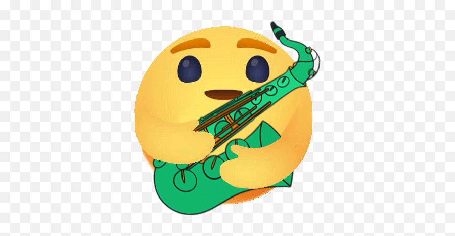 I Made A Care Saxophone Emoji Just For Fun Hope You Like It - Jazz Performer,Like Emoji