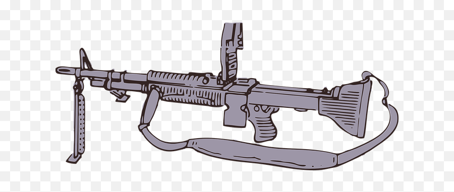 Free Machine Gun Pubg Vectors - M16 Rifle Pointing At Camera Emoji,Emotions Are A Deadly Weapon