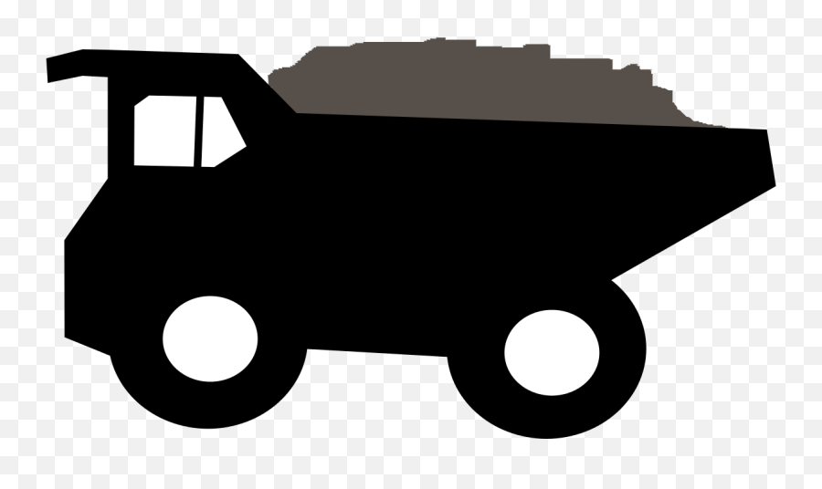 Dump Truck Monster Truck Clip Art - Cartoon Dump Truck Silhouette Emoji,Dump Truck Emoticons