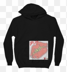 Blurry Emoji Kissy Face - Hooded,Red Pocket Emoji