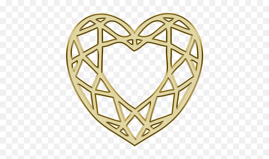 Heart Golden Gold - Icon Png Jewelry Designer Emoji,Gold Sky Emotions