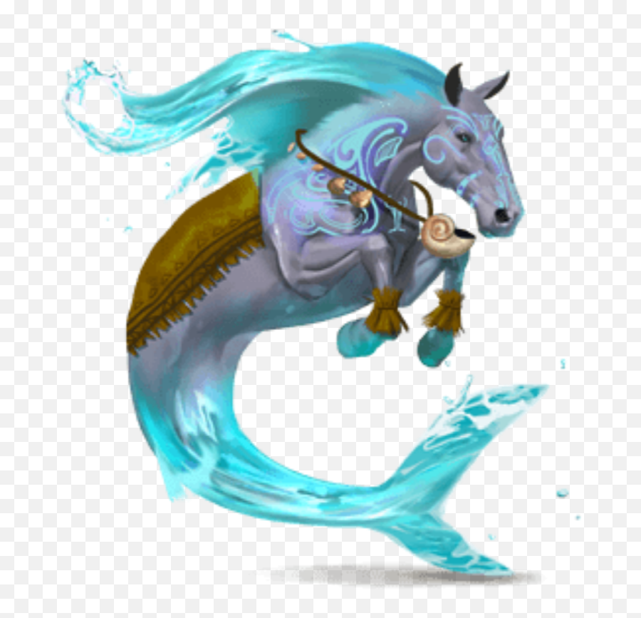 Equideow Divine Horse Legendaryhorse - Tangaroa Drawings Emoji,Fish Horse Emoji