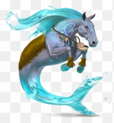 Equideow Divine Horse Legendaryhorse - Tangaroa Drawings Emoji,Fish Horse Emoji