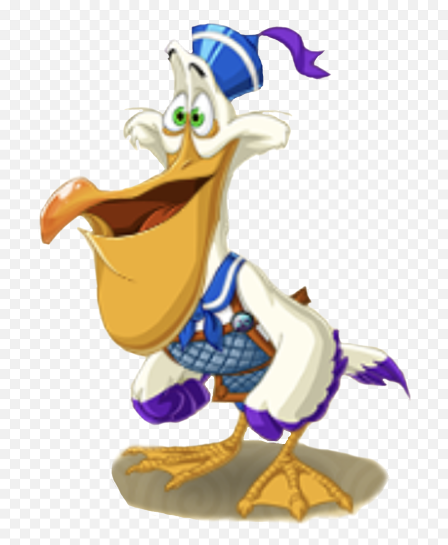 Water - Pelican Sailor Transparent Cartoon Jingfm Fictional Character Emoji,Pelican Emoji