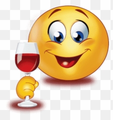 Birthday Part Wine Emoji Png - Party Emoji,Birthday Text Emoji Art