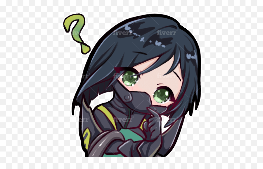 Do Custom Cute Anime Girl Emotes And Badges Twitchdiscord - Cute Girl Anime Discord Emoji,Twitch Emoticons On Discord
