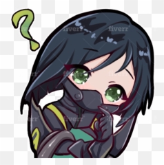 Do Custom Cute Anime Girl Emotes And Badges Twitchdiscord - Cute Girl Anime Discord Emoji,Twitch Emoticons On Discord