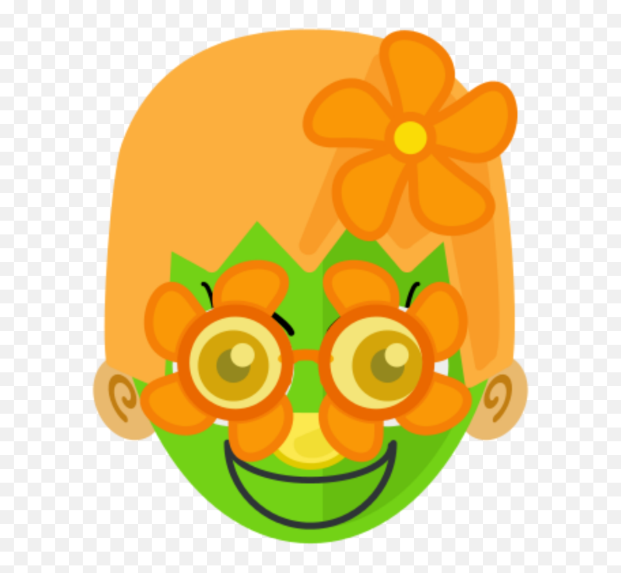 Flower Leaf Sunflower Png Clipart Emoji,Flower Emoticon Face