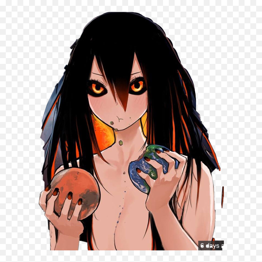 Blackhole - Chan Waifu Sticker By Lol No Black Hole Anime Chan Emoji,Blackhole Lol Emoji