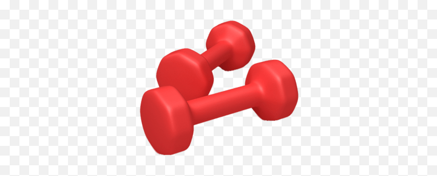 Dumbbell Transparent Png - Red Dumbbells Png Emoji,Emoticon With Dumbells