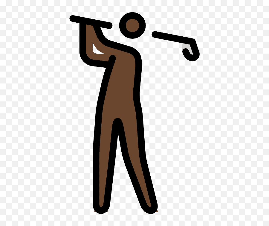 Person Golfing Emoji Clipart - For Golf,Golf Emoji