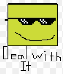 Pixilart - Deal With It Noob By Anonymous Dot Emoji,Deal With It Emoticon