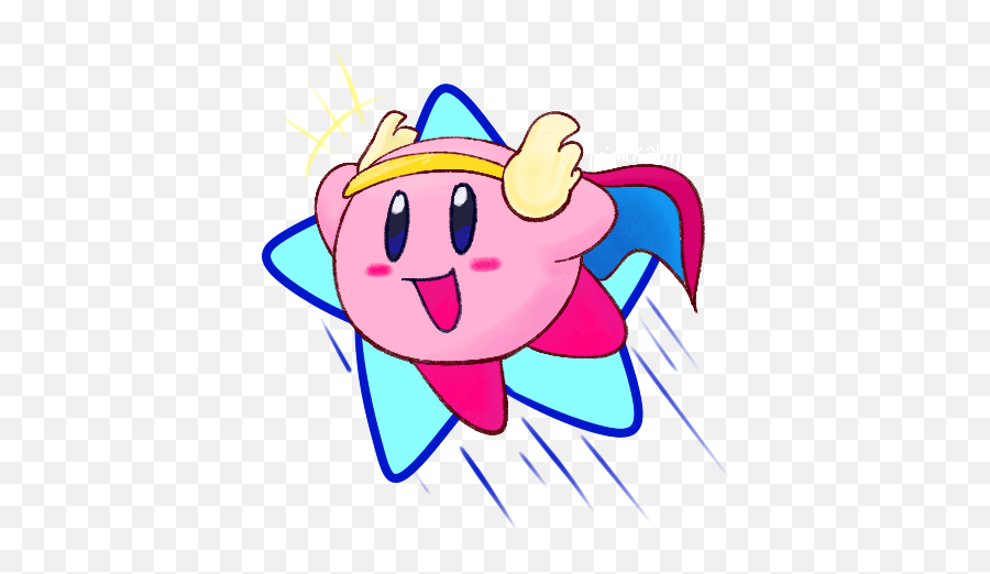 Kirb Art - Happy Emoji,Right Kirby Emoji