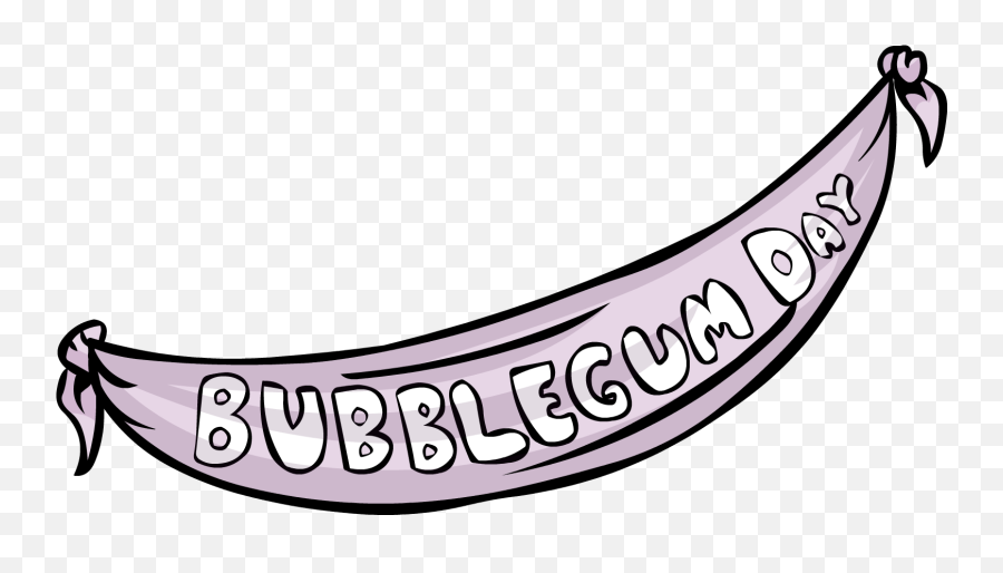Bubble Gum Day - Ripe Banana Emoji,Bubblegum Emoticon Text