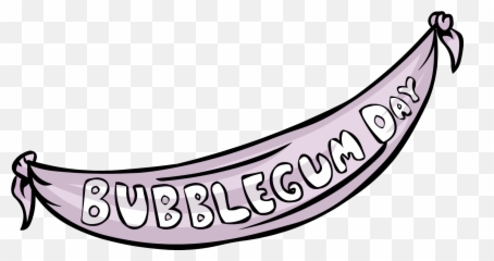 Bubble Gum Day - Ripe Banana Emoji,Bubblegum Emoticon Text
