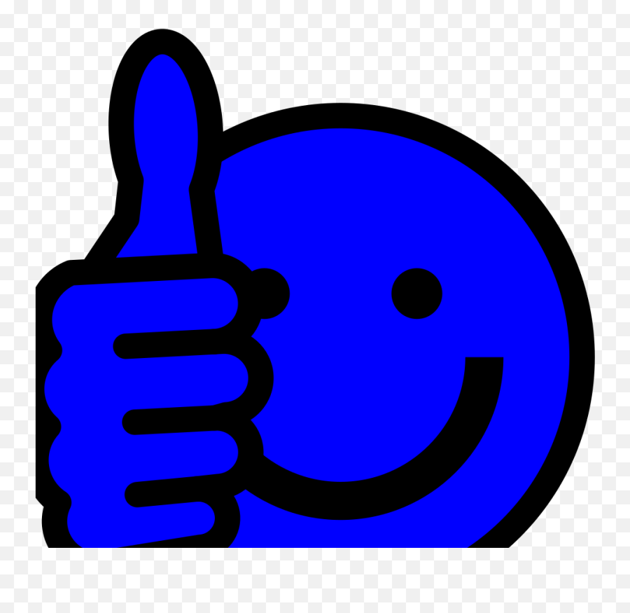 Blue Thumbs Up Png Svg Clip Art For - Blue Thumbs Up Emoji,Thumbns Up Emoji Steam