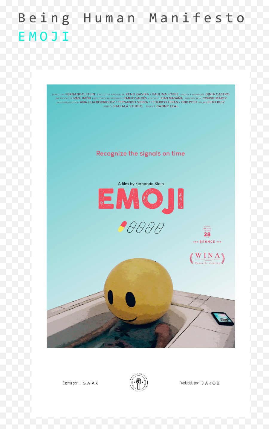 Isaak Being Human Manifesto - Dot Emoji,Emojis Enemigo