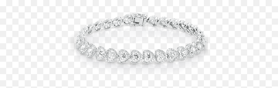 Daniela Diamonds - Best Diamond Store In New York White Gold Cluster Diamond Bracelets Emoji,Emotions Diamonds Idd