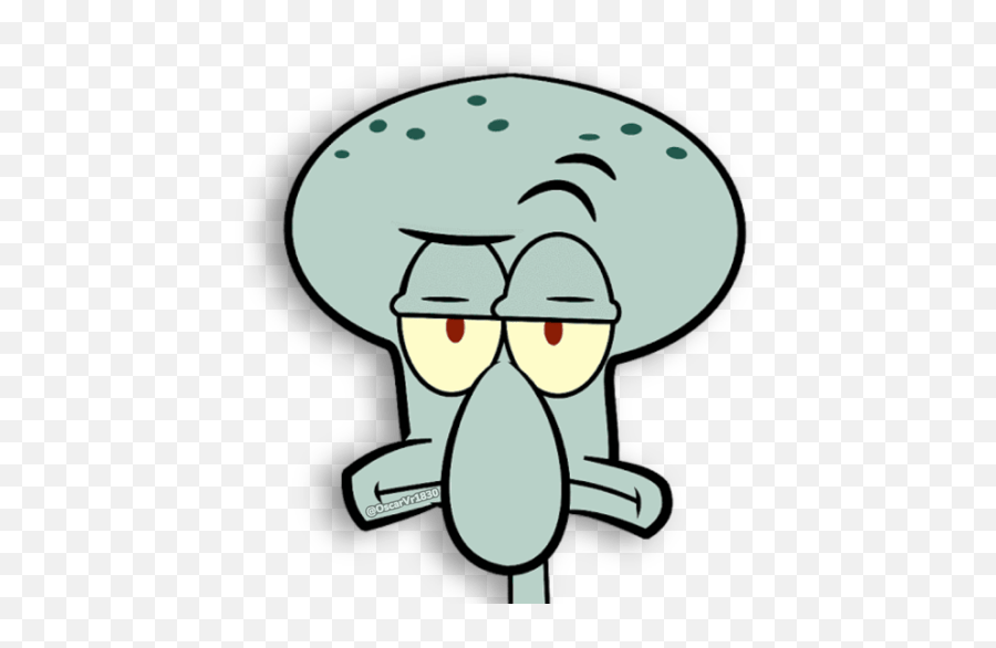 Calamardo - Reacciones Squidward Face Png Emoji,Emoticon Ojos Llorososo