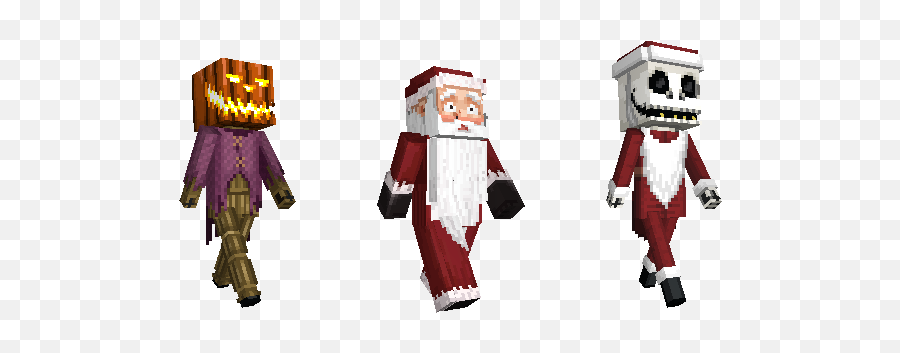 The Nightmare Before Christmas Mash - Fictional Character Emoji,Hidden Emotions Minecraft Skin