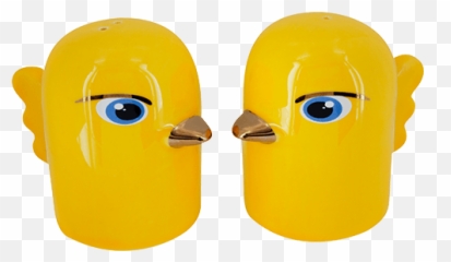 Salt And Pepper Shaker - Tweet Tweet White Pylones Emoji,Get Back Blob Emojis