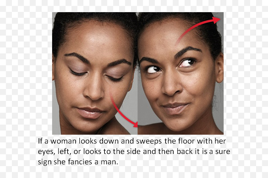 How A Womans Glance Can Tell A Man If - Glances Look Emoji,Eyes Emotions