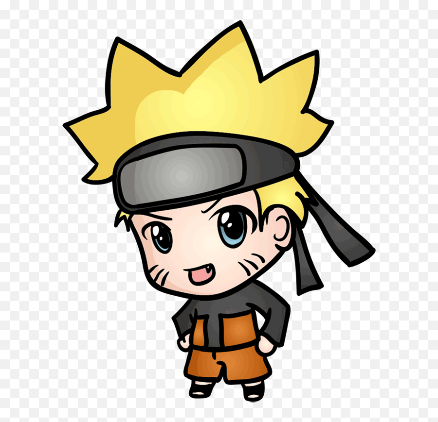 Learn How To Draw Naruto - Chibi Easy To Draw Everything Easy Naruto Chibi Drawing Emoji,Naruto Emoticon